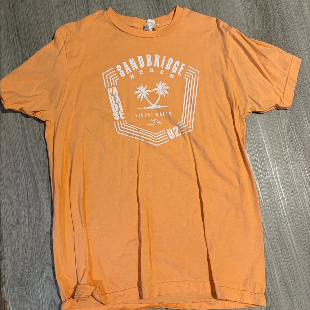 Orange Sandbridge Beach Shirt
